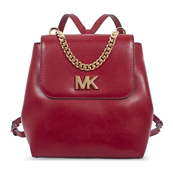MK burgundy backpack main image 3